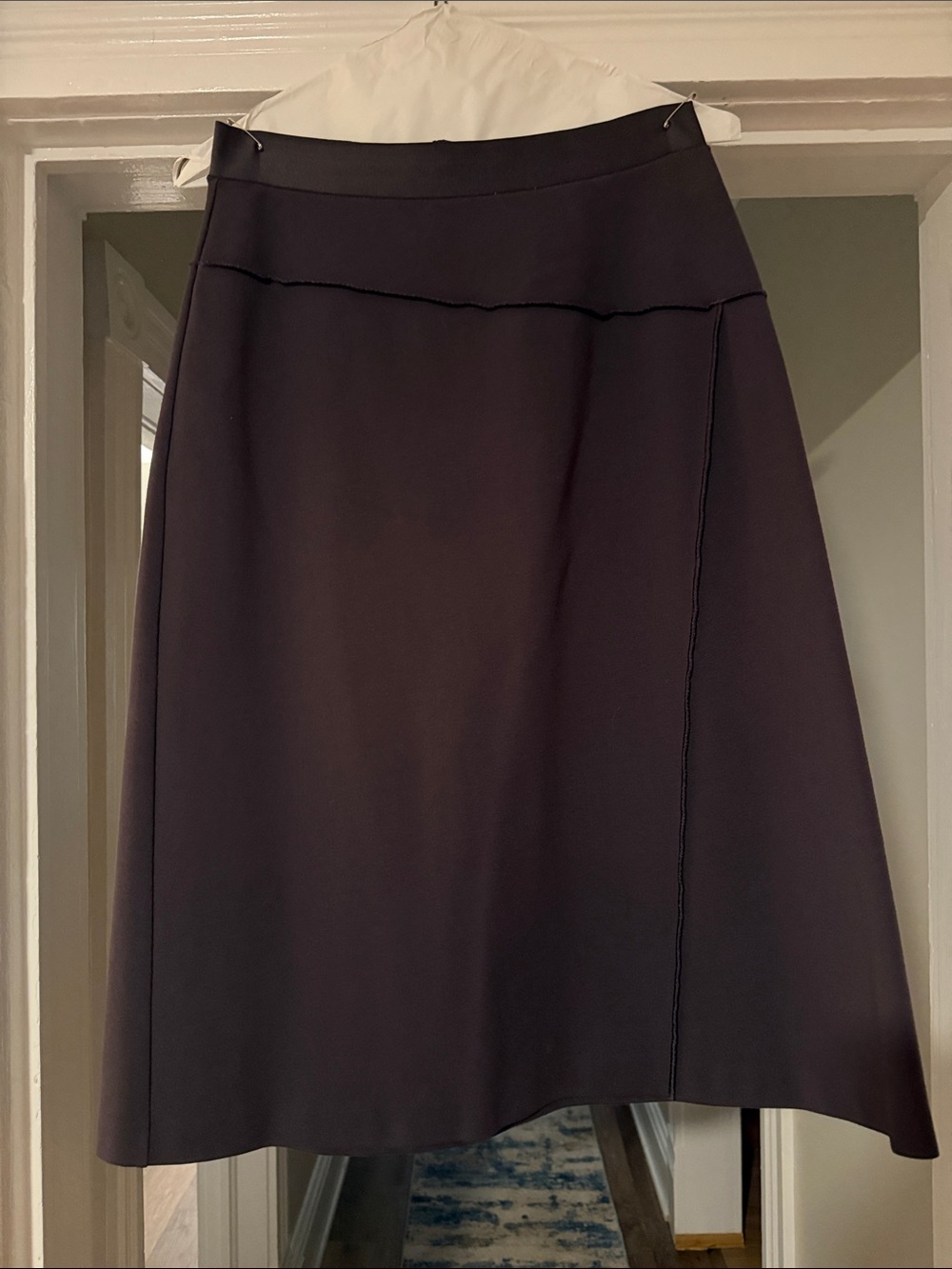 Classic Black A-Line Women's Skirt